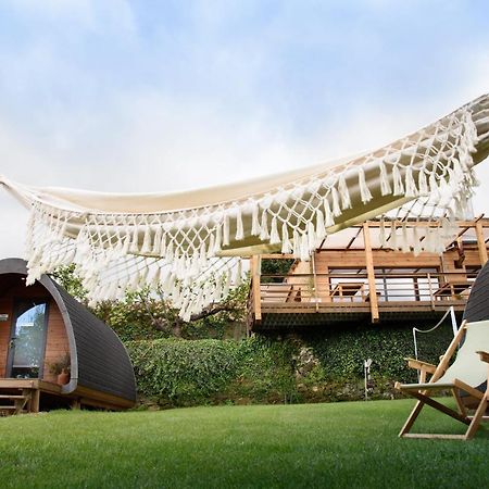 Hotel Glamping Hills Santa Comba de Rossas Exteriér fotografie