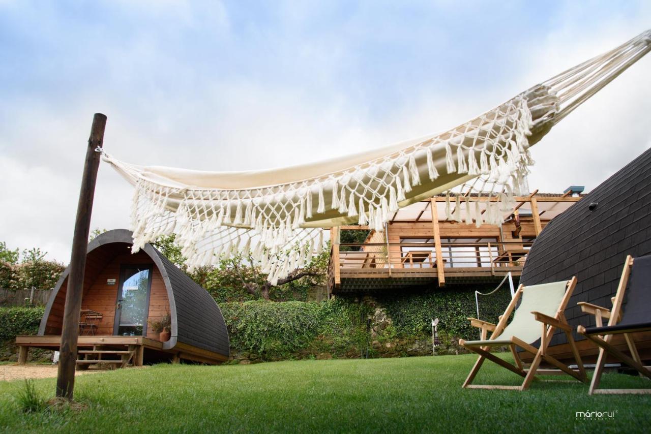 Hotel Glamping Hills Santa Comba de Rossas Exteriér fotografie