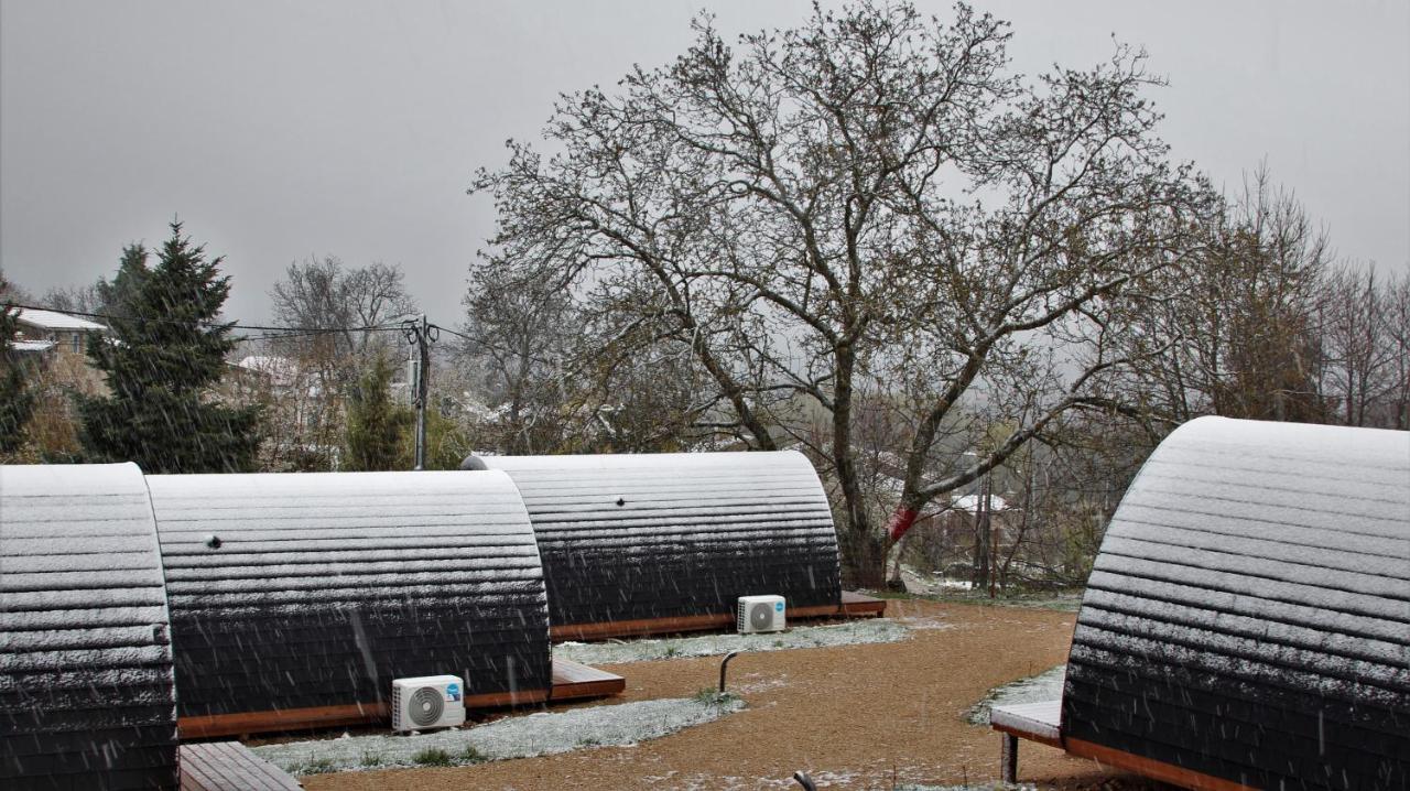 Hotel Glamping Hills Santa Comba de Rossas Exteriér fotografie